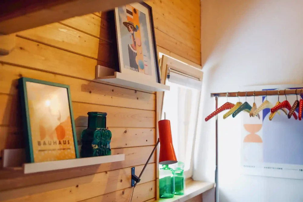 Slaapkamer in Bosschhuis – comfortabele inrichting voor een goede nachtrust in een bosrijke, rustige omgeving.